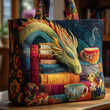 Handmade bag | Dragon and old books