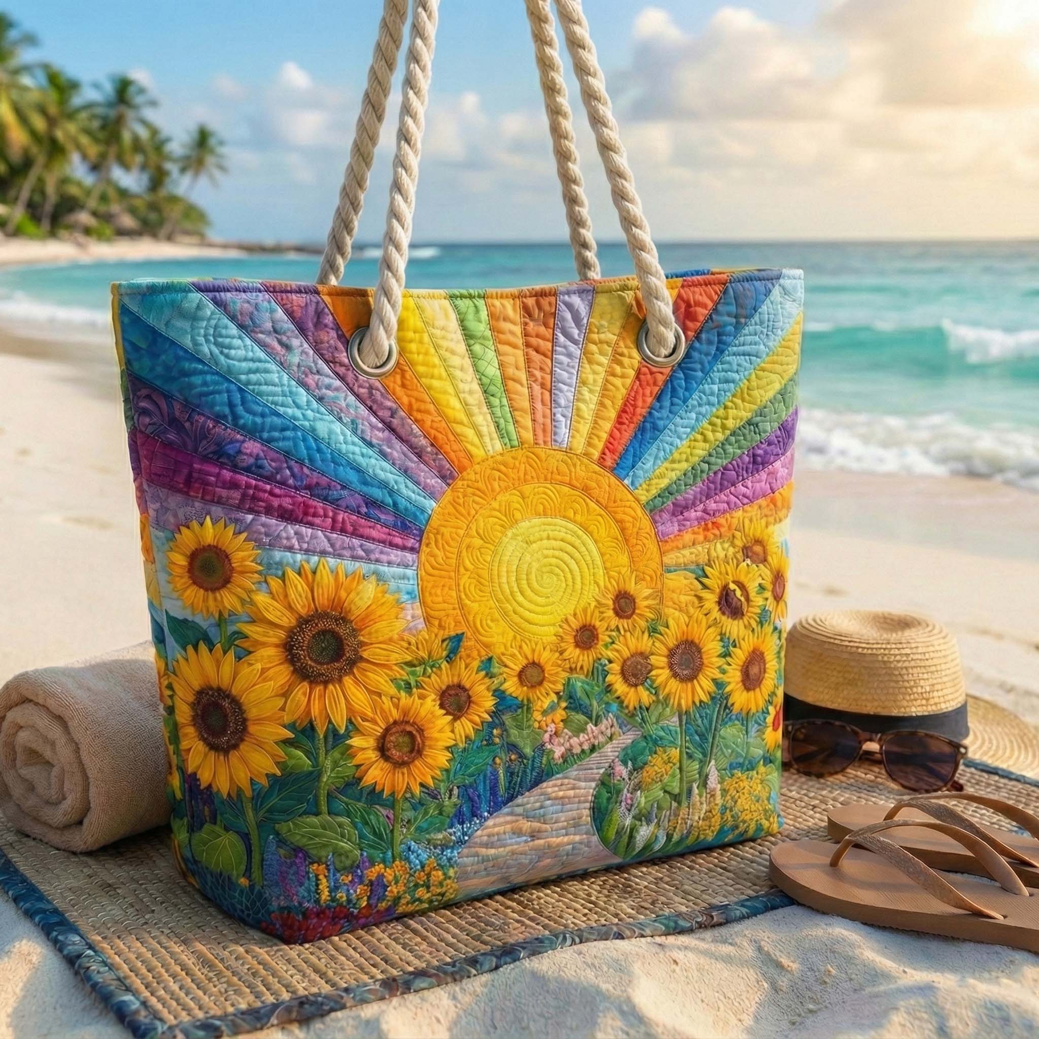 Ročno izdelana torba za plažo | Regenbogensonne